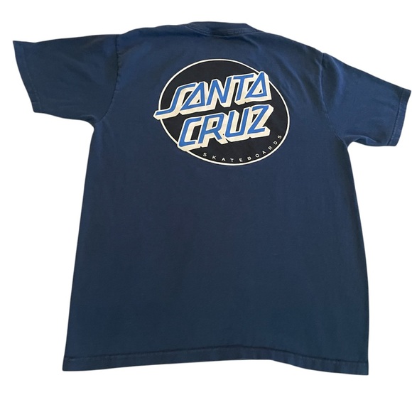 Santa Cruz Skateboards Other - Santa Cruz Shirt Men Small Blue Streetwear Workout Gym Skateboards Casual Tee